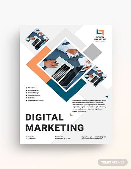 23 Digital Marketing Flyer Examples Templates Design Ideas Examples