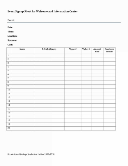 Monthly Sign Up Sheet Template from images.examples.com