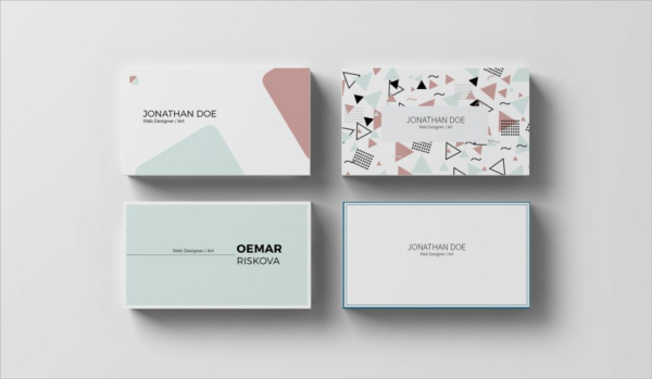 fashionable business card 1