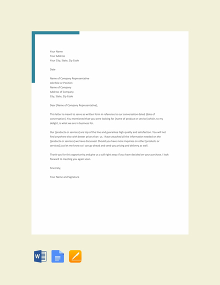 Formal Letter - 14+ Examples, Format, Sample | Examples