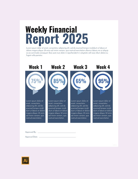 free financial report template