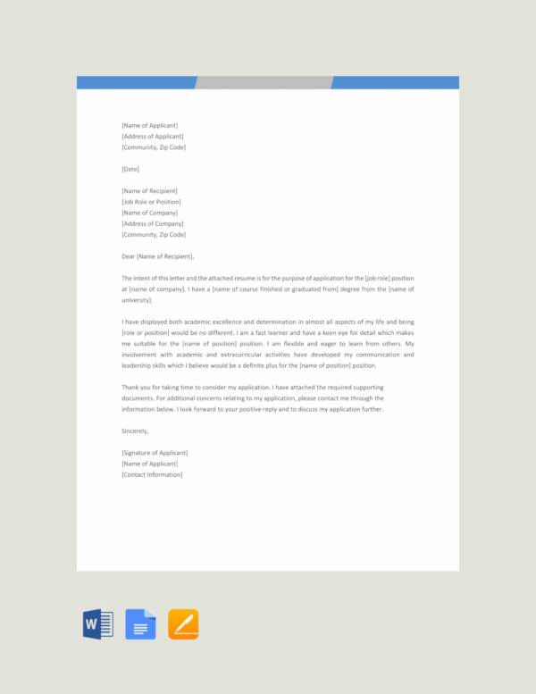 Free 54 Application Letter Examples Samples In Editable Pdf Google Docs Pages Word Examples