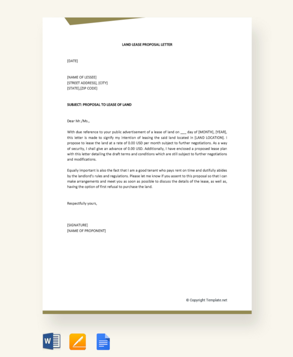 Letter Of Rental - audreybraun