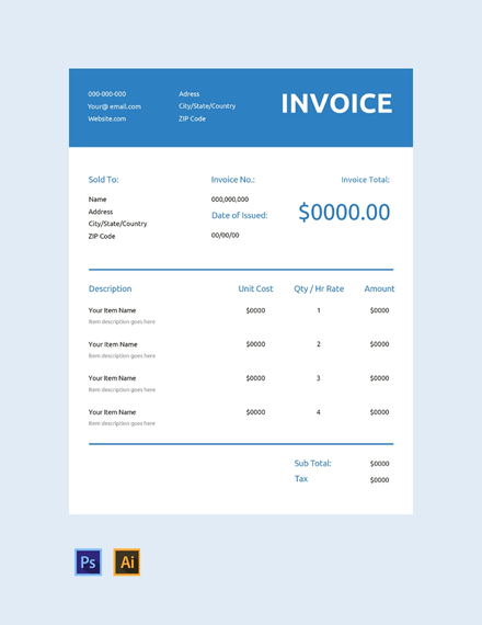 21+ Commercial Invoice Examples - Word, Pages, Numbers, Excel | Examples