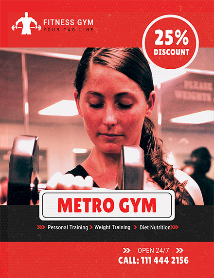 Gym Promotion Flyer