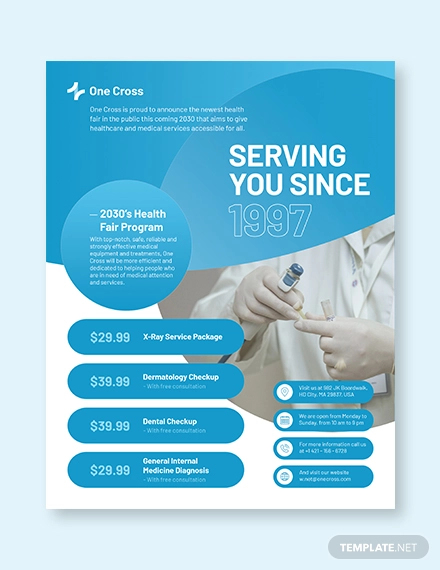 Health Fair Flyer Template