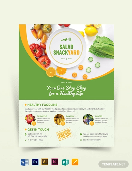 Healthy Food Diet Flyer
