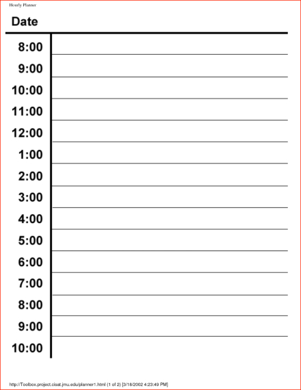 15 hourly schedule examples templates in word pages examples