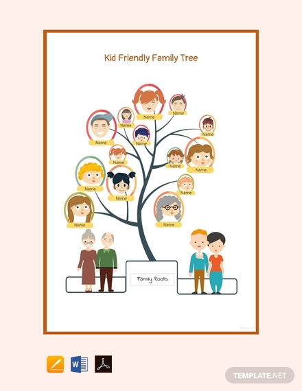 kid friendly family tree