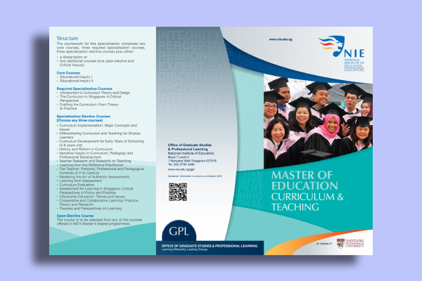 Master of Education Curriculum Flyer