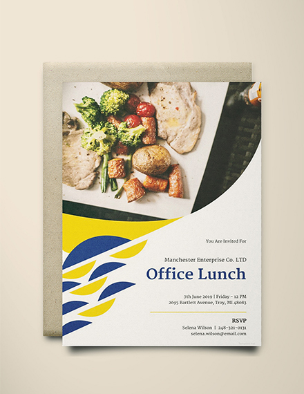 Lunch Invitation Examples 34 Templates And Design Ideas PSD AI 