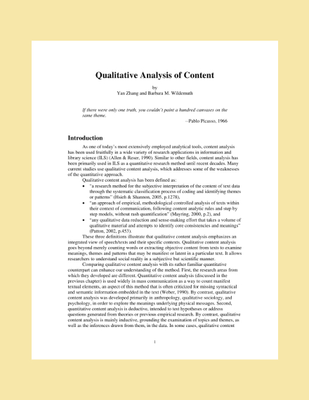 qualitative content analysis