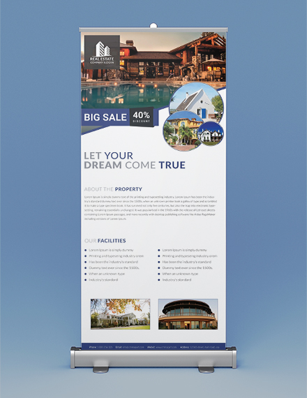 Real Estate Roll Up Banner