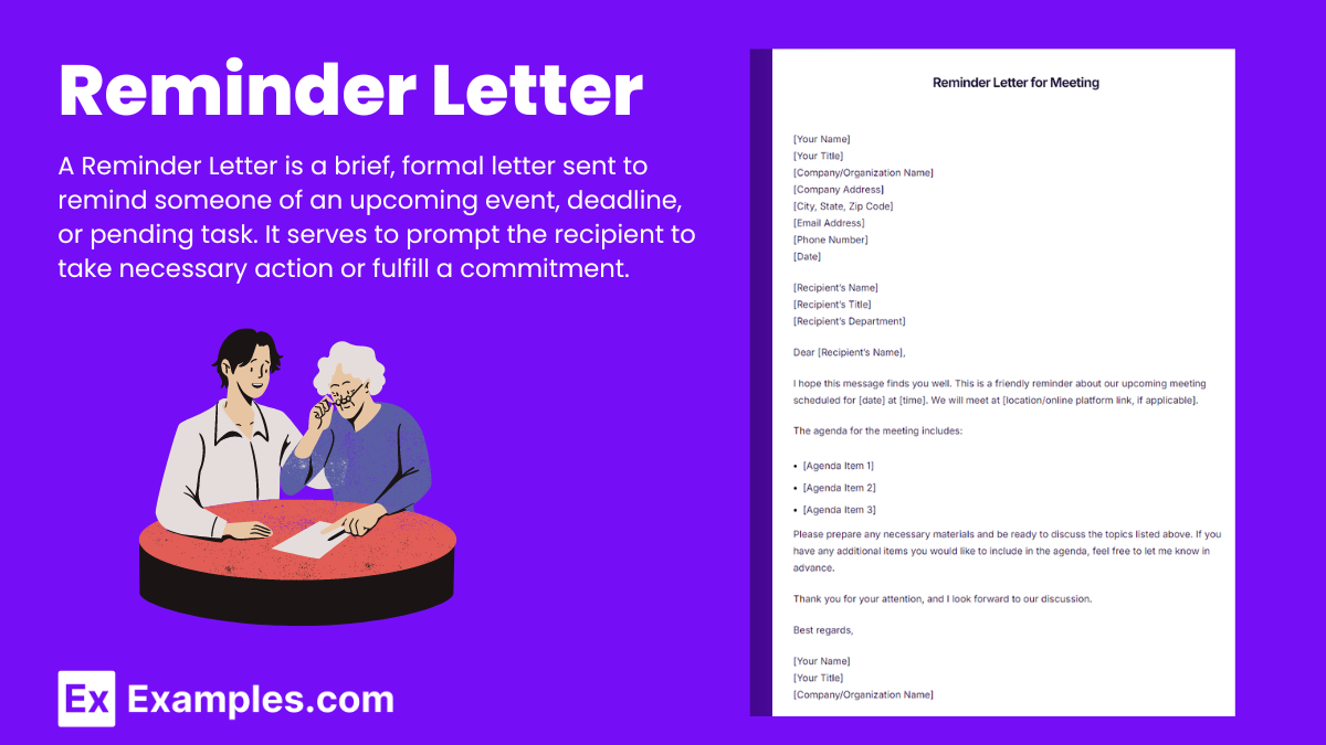 Reminder-Letter