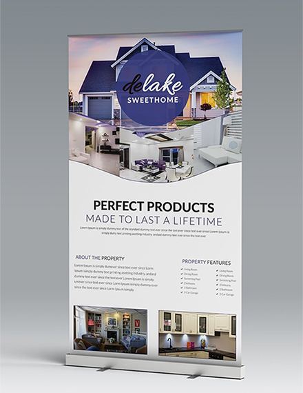 Simple Roll Up Banner Template
