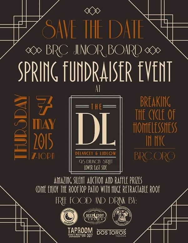 Spring Fundraiser Event Save the Date Invitation