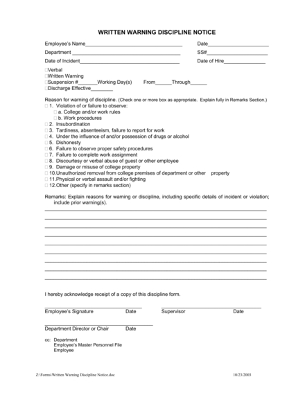 free-employee-warning-notice-template-pdf-word-eforms-free-8-sample