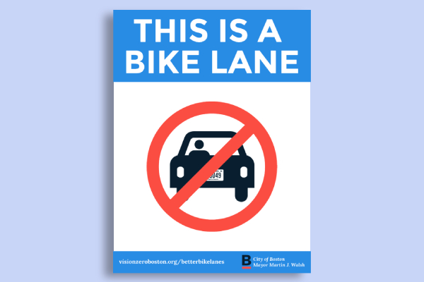 bike lane sign