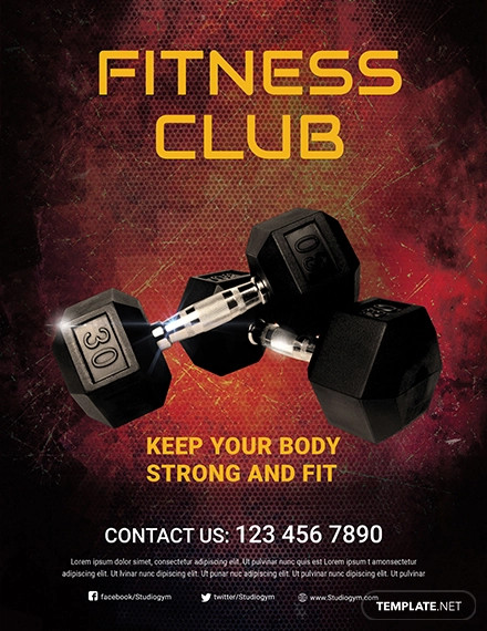 Body Fitness Club Flyer