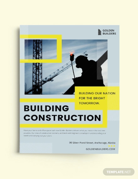 Building Construction Flyer