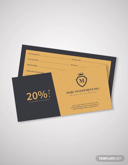 business discount coupon template