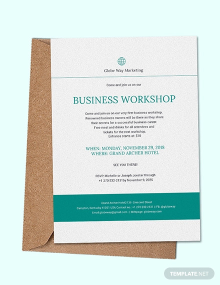 Business Invitation Designs Examples 32 In PSD AI Word EPS 