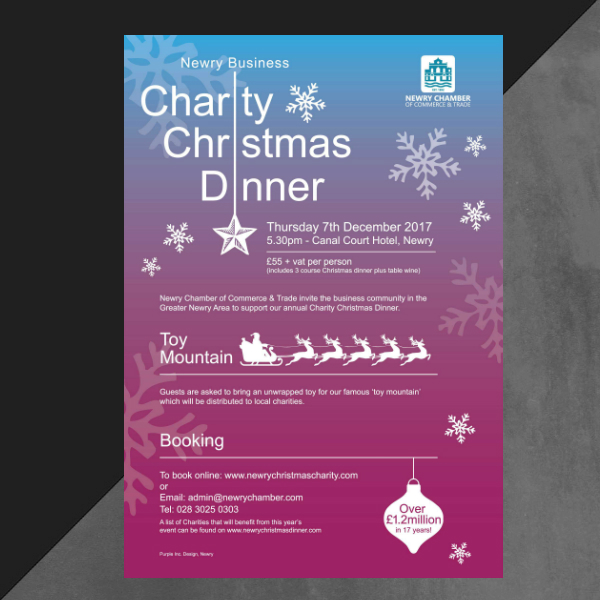 Charity Christmas Dinner Invitation