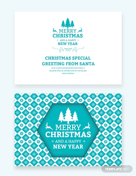 christmas and new year card