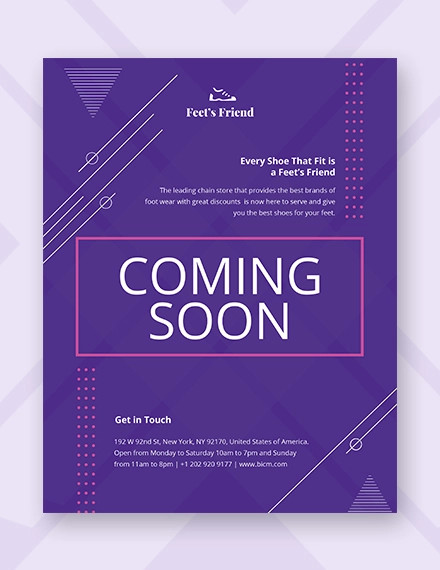 Coming Soon Flyer Template