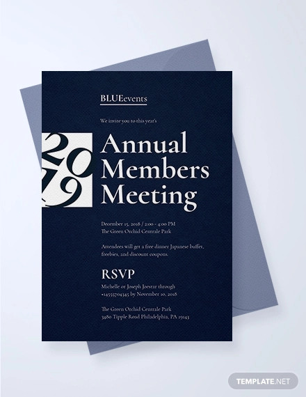 annual meeting invitation