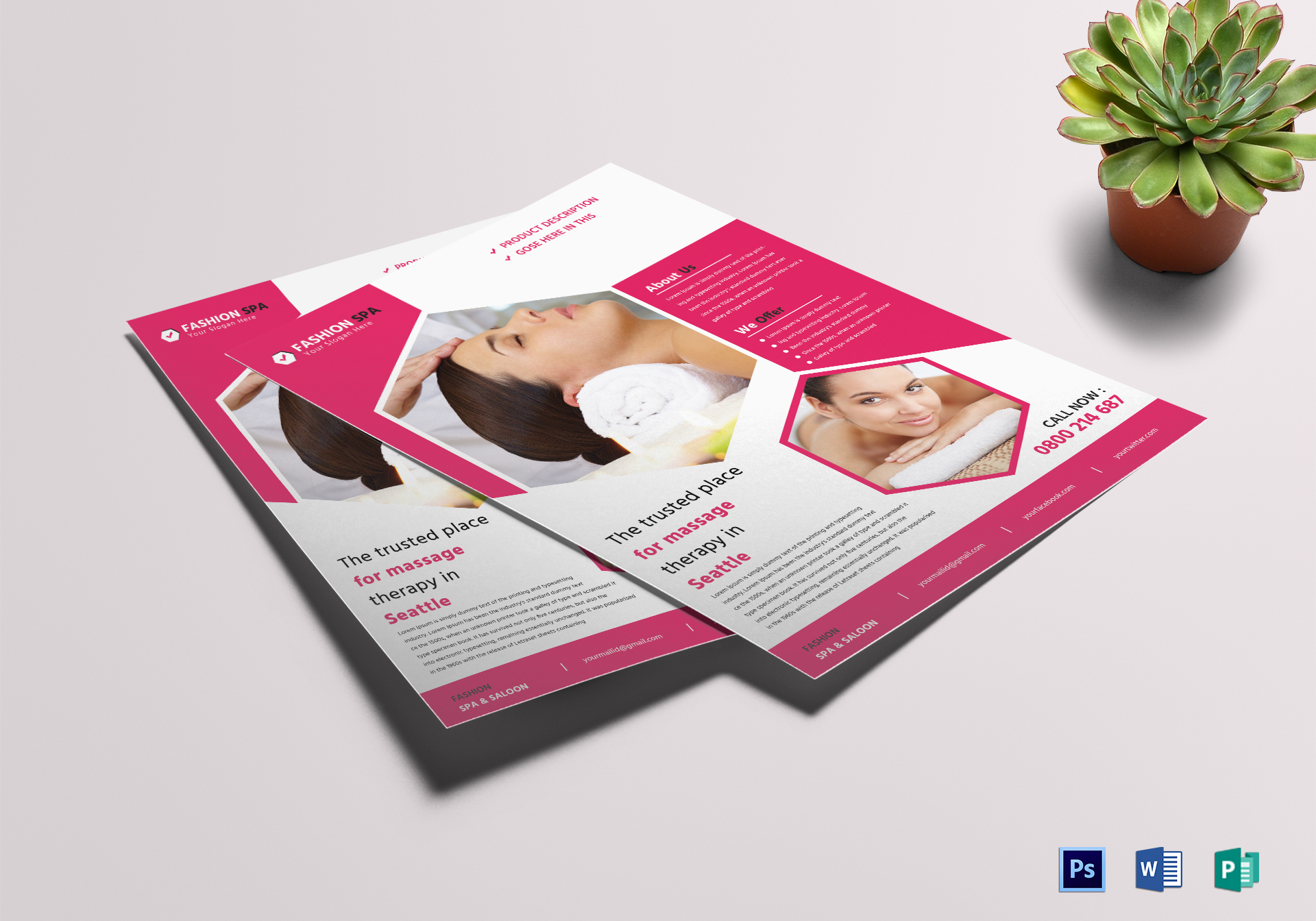 Elegant Beauty Spa Flyer