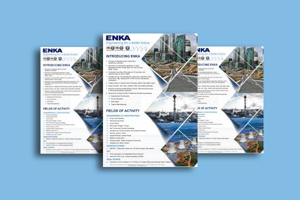 enka construction company flyer