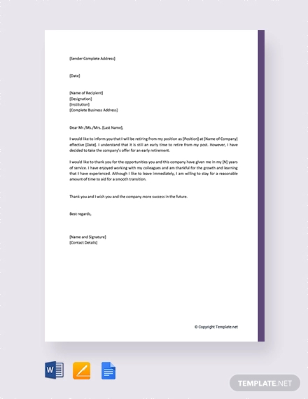 Resignation Letter Due To Retirement from images.examples.com