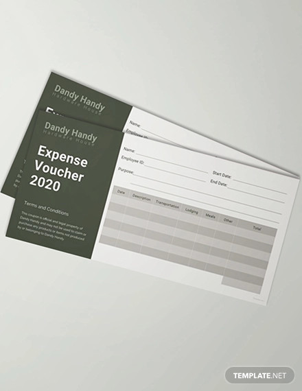 Free Expense Voucher Template