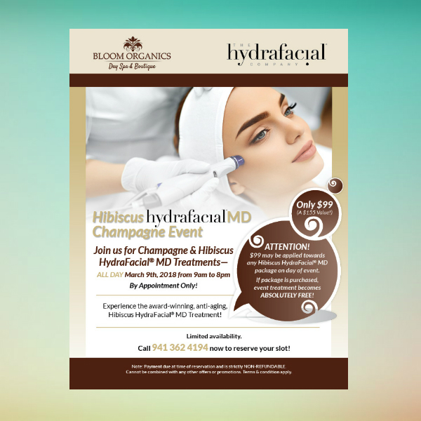 Hydrafacial Beauty Care Flyer