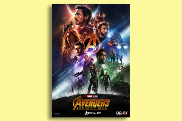 marvel infinity war poster