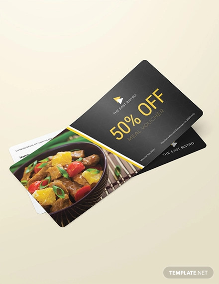 Meal Voucher Template