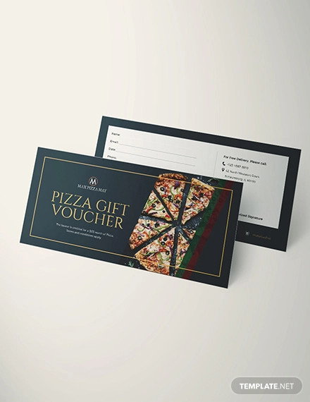 pizza voucher design