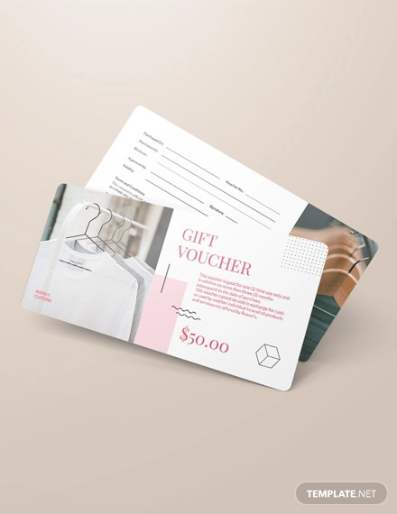 Simple Thank You Voucher Template