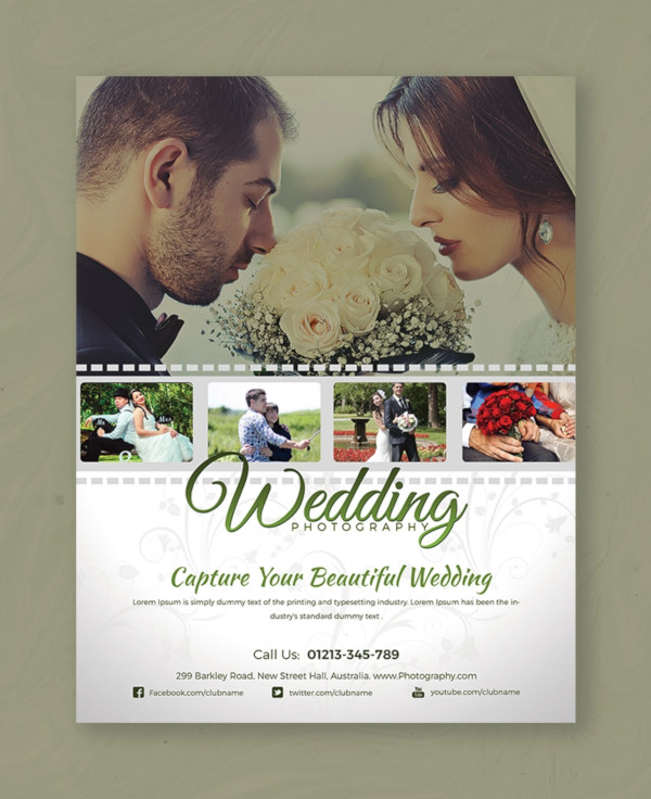 Wedding Photography Flyer Template