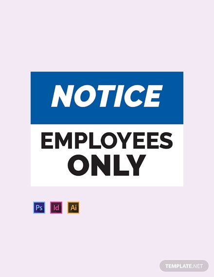 workplace sign template