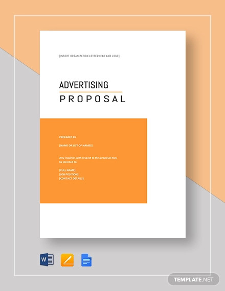 Advertising Proposal 20 Examples Format Pdf Examples