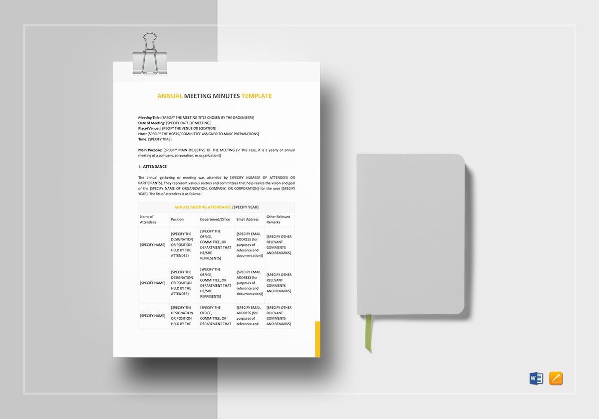 22+ Meeting Minutes Examples - Apple Pages, Google Docs, Apple Regarding Minute Of Meeting Template Doc