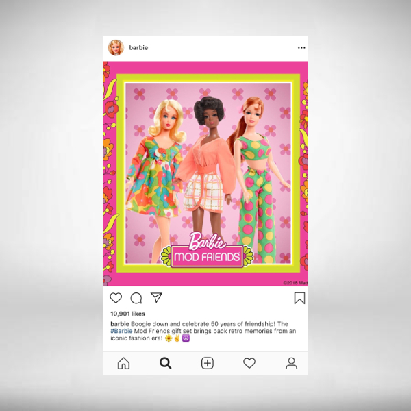 barbie instagram ad