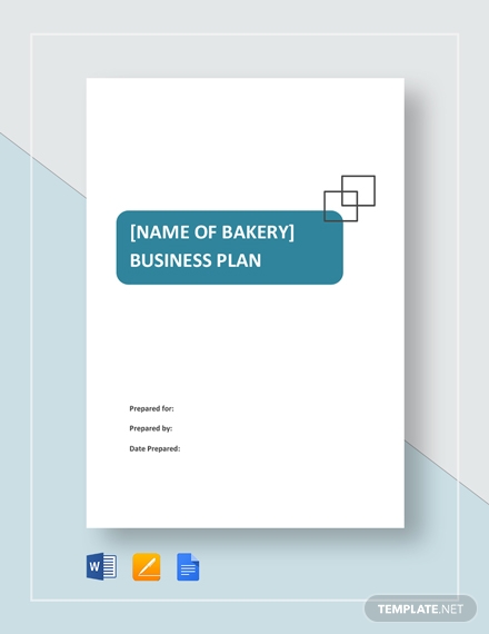 bread bakery business plan template
