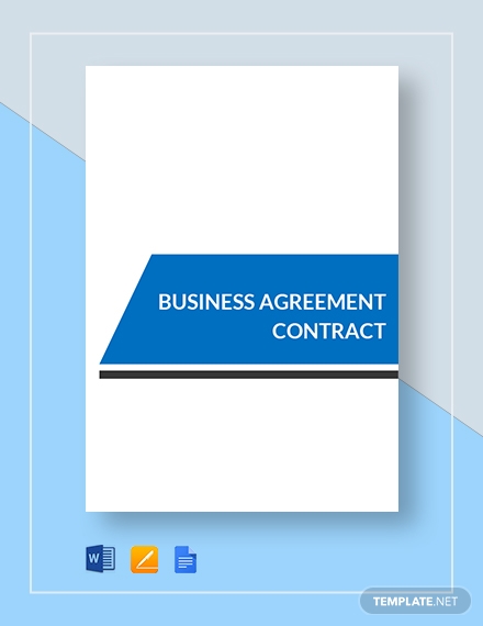 business agreement contract