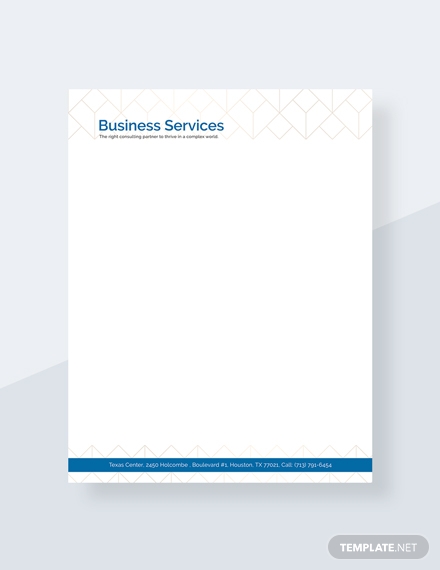 business letterhead