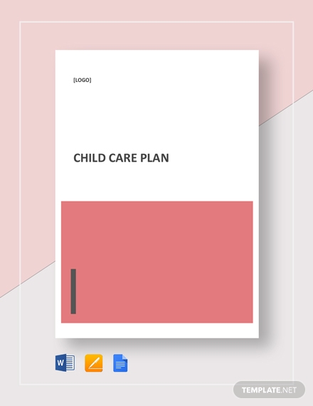 child care plan