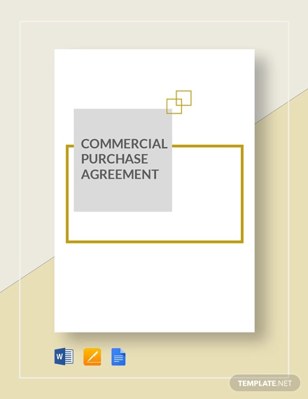 commercial purchase agreement template1