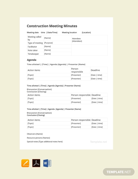 construction meeting minutes1